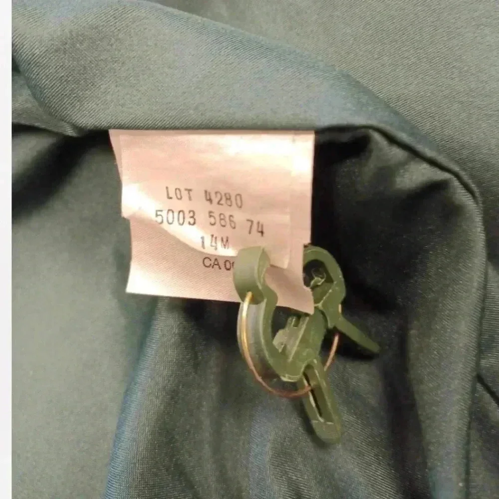 London Fog Vintage Green Corduroy Jacket Size 14-M - Picture 11 of 12